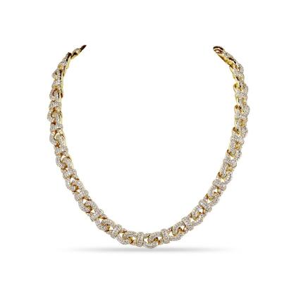 LO – Pavé Infinity Link Collar Necklace