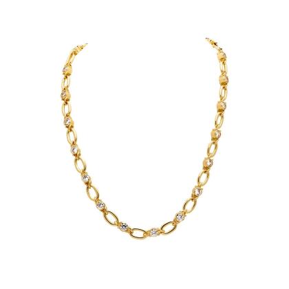 ZARAH – Bezel Set Link Necklace