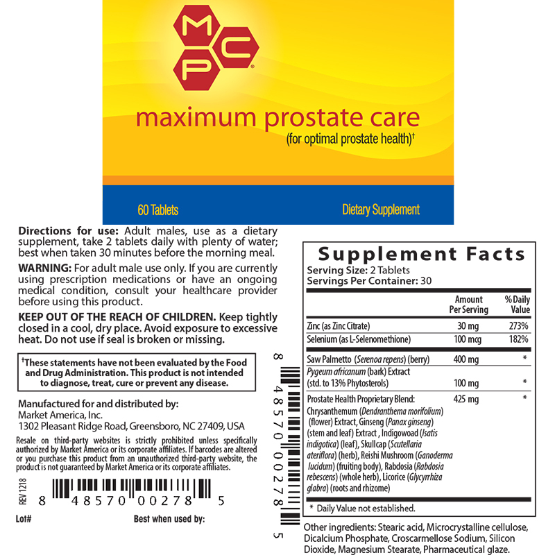 MPC&reg; Maximum Prostate Care