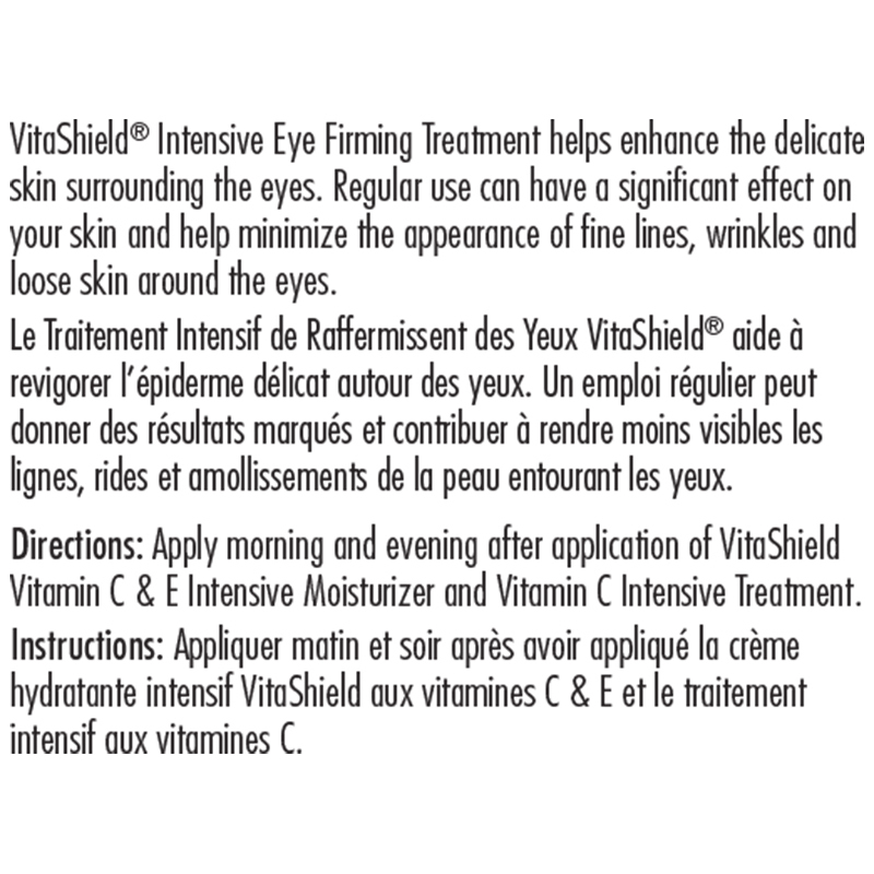 VitaShield&reg; Intensive Eye Firming Treatment