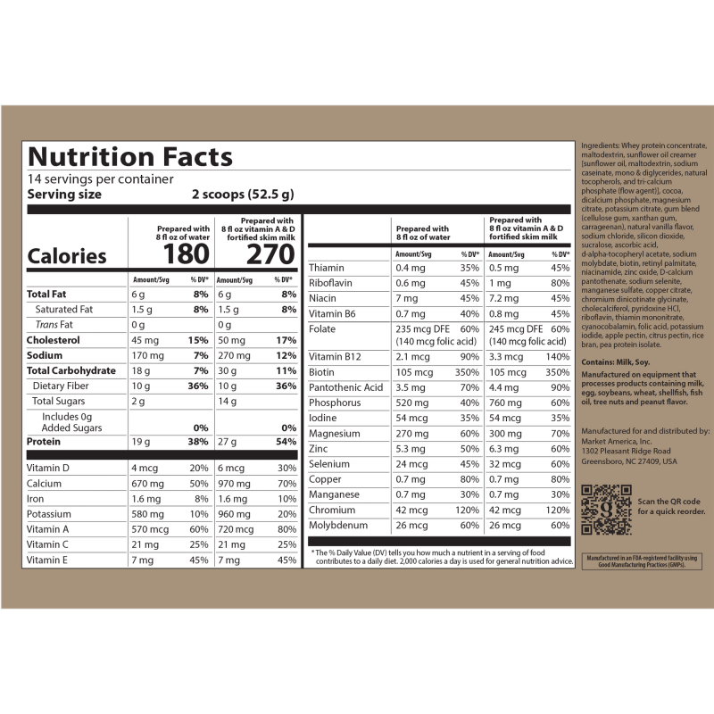 GoTrim&reg; Nutrition Shakes