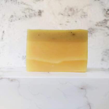 Cold Process Handmade Lemongrass Rice Bran Soap 100g 