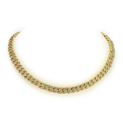 SELENA – Pave Cuban Link Chain