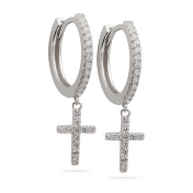 BRANDI - Cross Huggie Earring (SPECIAL)