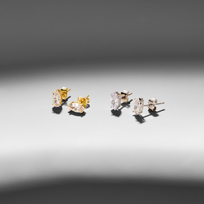 JOSEPHINE – Marquise Stud Earrings