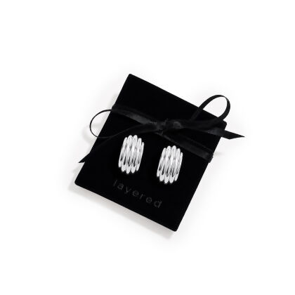 RAYE &ndash; Ribbed Earrings alternate image