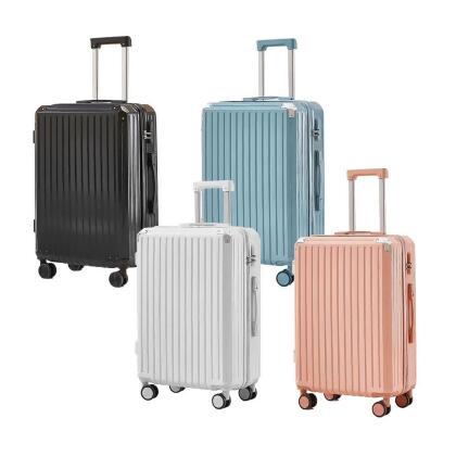 【FJ】多功能USB充電20吋行李箱/登機箱K20-PC(USB孔方便充電)/ 象牙白 