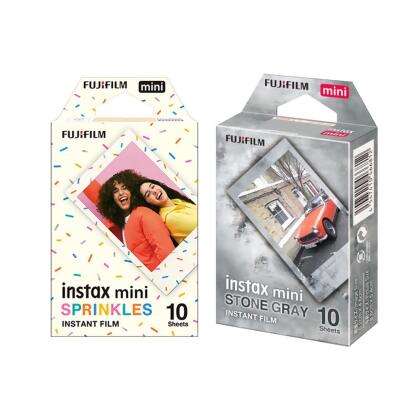 FUJIFILM instax mini 卡通拍立得底片 2入組 石灰岩+花灑 