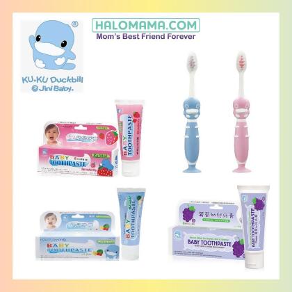 KUKU Duckbill Baby Toothpaste & Toothbrush 