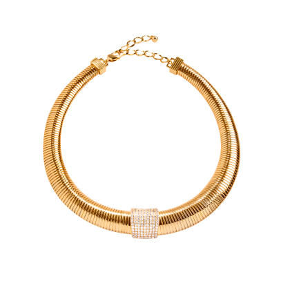 CLEO - 艷麗漸層鑲鑽鎖骨鍊 alternate image