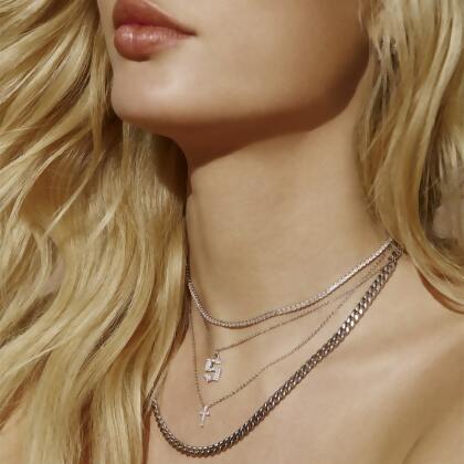 INITIAL &ndash; Gothic Letter Necklace alternate image