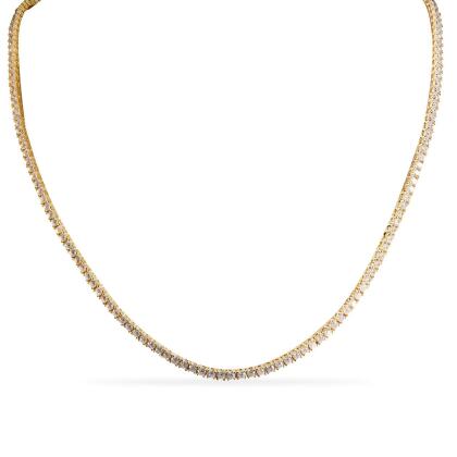 HAILEY - Round Cut Tennis Necklace 