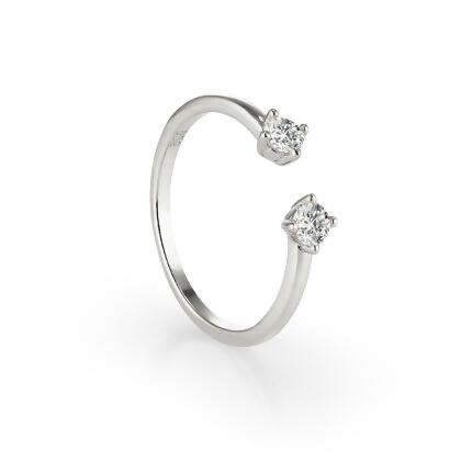 NICOLE - Double Solitaire Ring 
