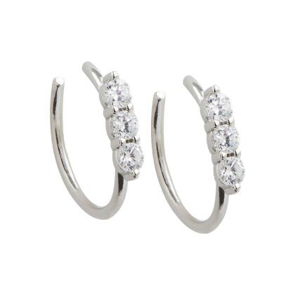ZARA - 3 Stone Ear Cuff 
