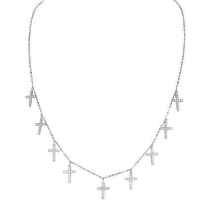 KOURTNEY – Nine Cross Necklace 