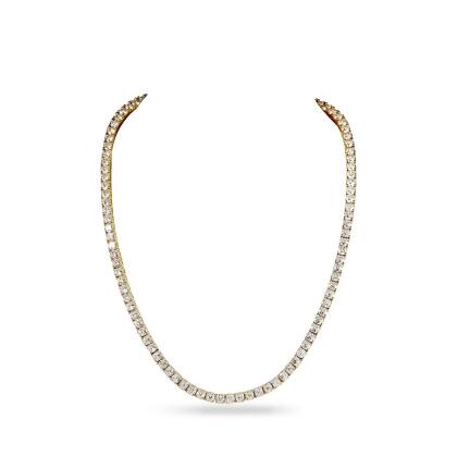 CANDICE - Simulated Diamond Tennis Necklace 