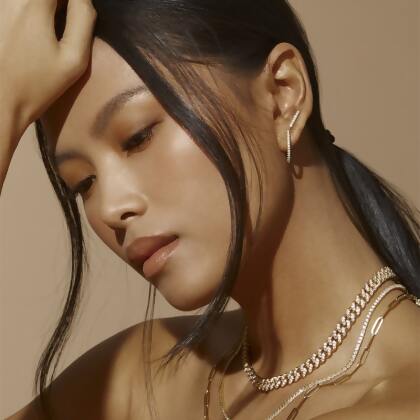 SELENA &ndash; Pave Cuban Link Chain alternate image