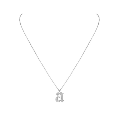 INITIAL &ndash; Gothic Letter Necklace alternate image