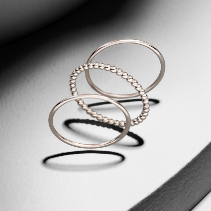 WINNIE - Sleek Ring Trio alternate image