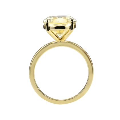 SIMONE &ndash; Yellow Diamond Simulant Ring alternate image