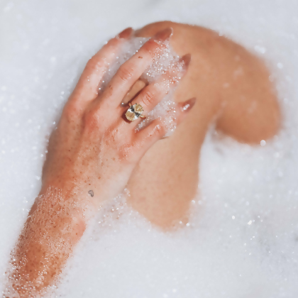 SIMONE &ndash; Yellow Diamond Simulant Ring alternate image
