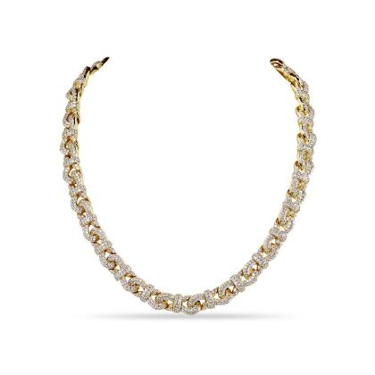 LO – Pavé Infinity Link Collar Necklace 