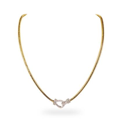 KENNEDY – Classic Stone Link Necklace 