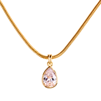GEORGINA - Bezel Set Pear Necklace alternate image