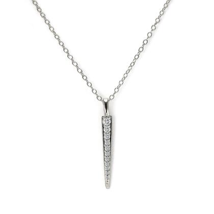 HEIDI - Pave Stick Necklace 