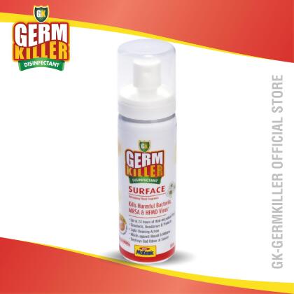 GK Surface™ 85ML Water Based Disinfectant Active Ingredient: Benzalkonium Chloride 
