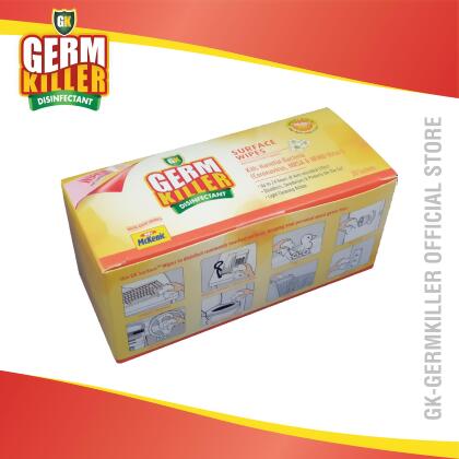GK Surface™ Wipes Water Based Disinfectant Active Ingredient: Benzalkonium Chloride 