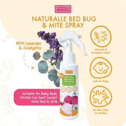 BerryC Naturalle Bed Bug and Mite Spray 100ml 