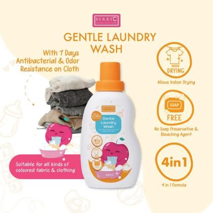 BerryC Gentle Laundry Wash 800ml