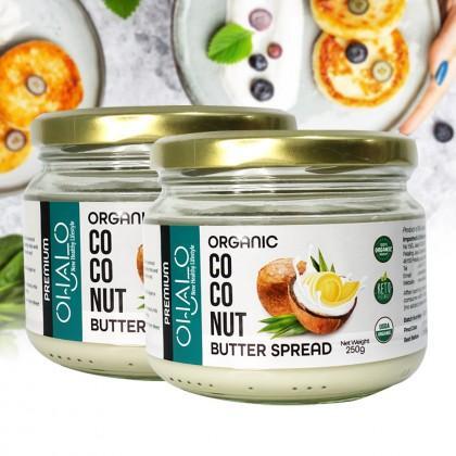 [TWIN PACK] OHALO ORGANIC COCONUT BUTTER SPREAD 有机椰子酱 (250Gx2) 