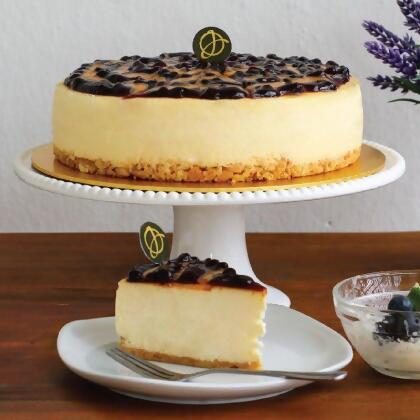 Peanut Butter and Blueberry Cheese Cake 
