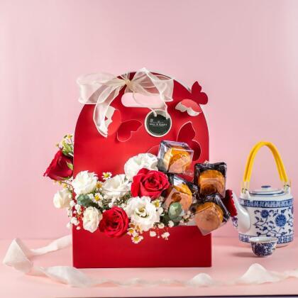 Tang Dynasty Mooncake Flower Box 
