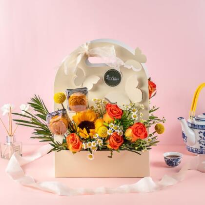 Yuan Dynasty Mooncake Flower Box 