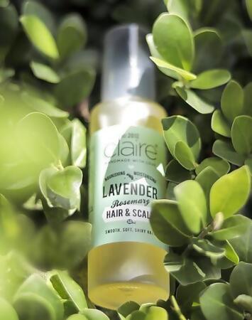 Claire Organics Lavender Rosemary Hair and Scalp Treatment Oil 