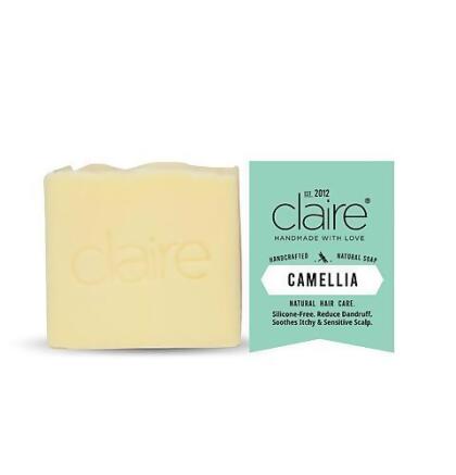 Claire Organics Camellia Hair and Scalp Shampoo Bar 