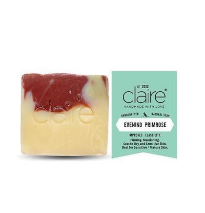 Claire Organics Evening Primrose with Golden Jojoba Handmade Soap 