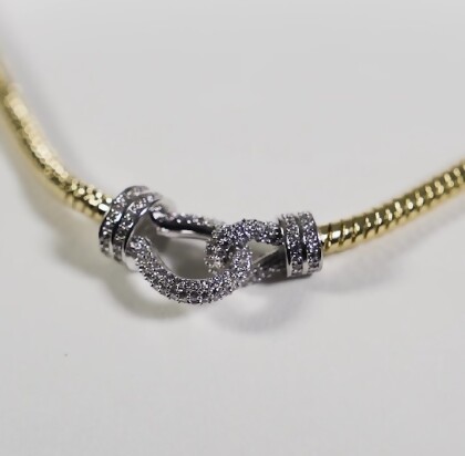 KENNEDY – Classic Stone Link Necklace