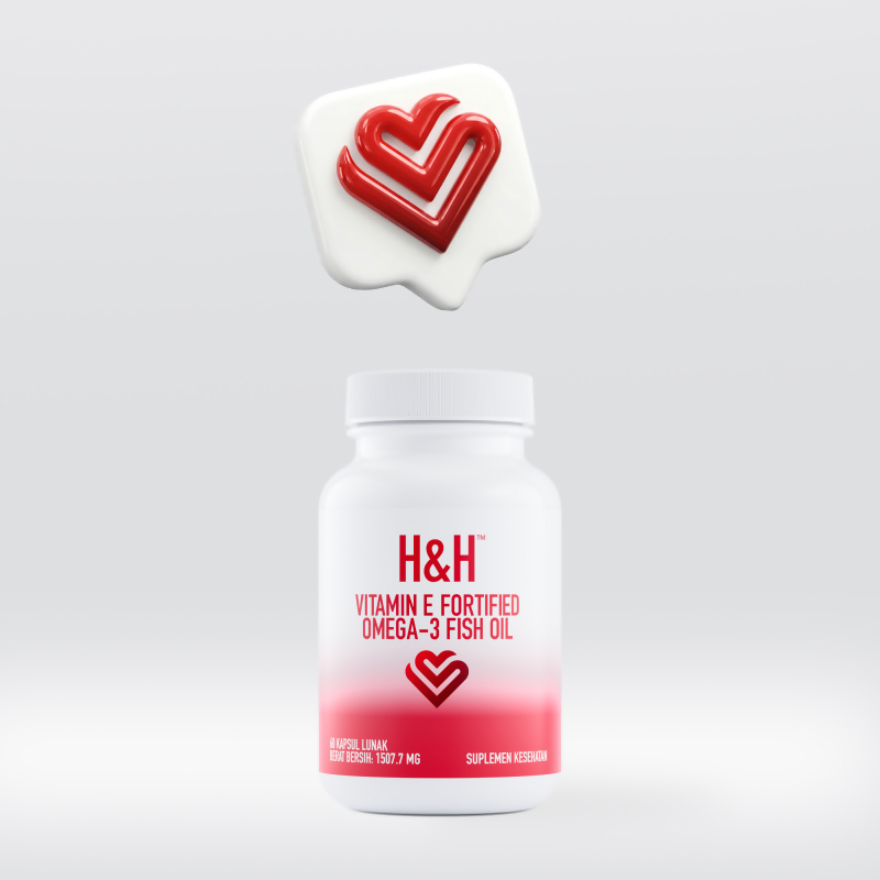 H&H&trade; Vitamin E Fortified Omega-3 Fish Oil