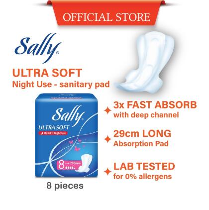 Sally | Sanitary Pad | Ultra Soft - Night Use (29cm)