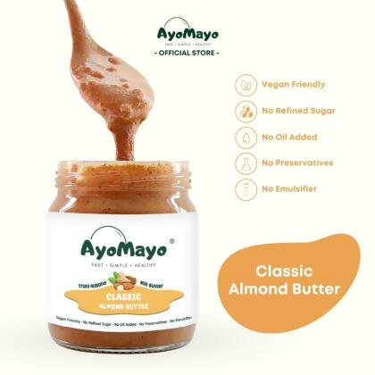 AyoMayo Classic Almond Butter (Chunky) 
