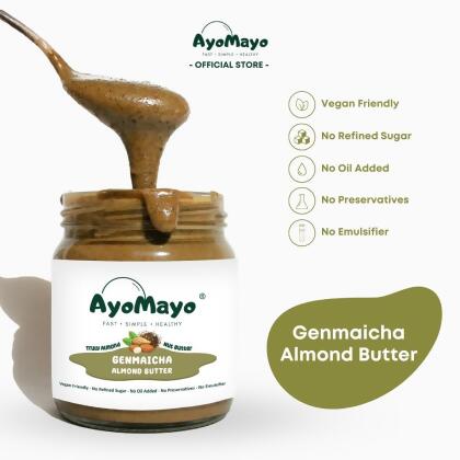 AyoMayo Genmaicha Almond Butter (Smooth) 