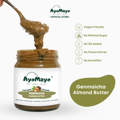 AyoMayo Genmaicha Almond Butter (Chunky) 