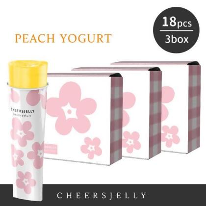 CheersJelly举杯低卡蒟蒻冻【蜜桃乳酸3盒】 
