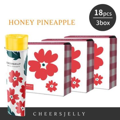 CheersJelly举杯低卡蒟蒻冻【蜂蜜凤梨3盒】 