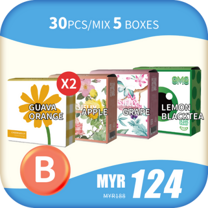 CheersJelly举杯低卡蒟蒻冻【夏日零食狂欢 B】30根/综合5盒 