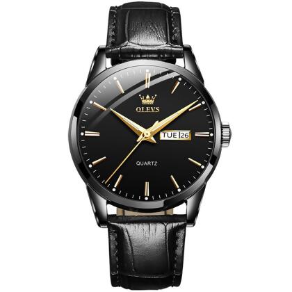 Olevs Classic Leather 39 Black 